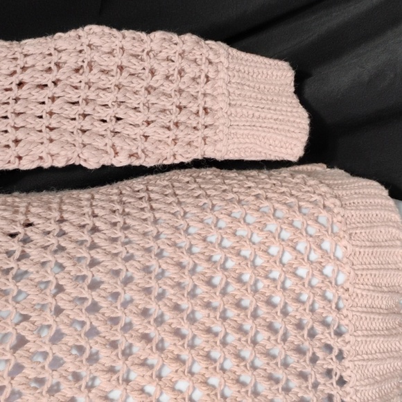 American Eagle crotchet pink top - Picture 7 of 13